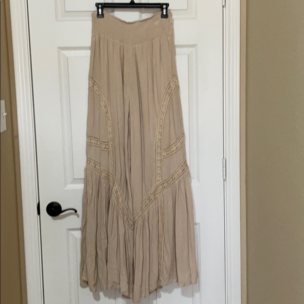 NWT Free People Lovin's Easy Lace Mix Pants - Picture 9 of 16